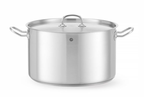 Tacho médio – com tampa, HENDI, Kitchen Line, 15L, ø320x(H)190mm