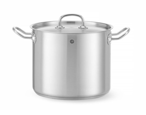 Tacho alto – com tampa, HENDI, Kitchen Line, 9L, ø240x(H)200mm