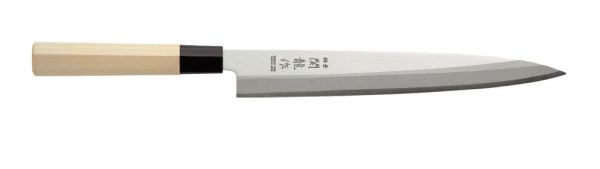 Faca japonesa Sashimi, HENDI, Madeira clara, (L)375mm