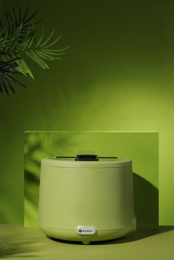 Panela sopa elétrica HENDI UNIQ, HENDI, 8L, Verde, 220-240V/500W, ø365x(H)325mm - Image 5
