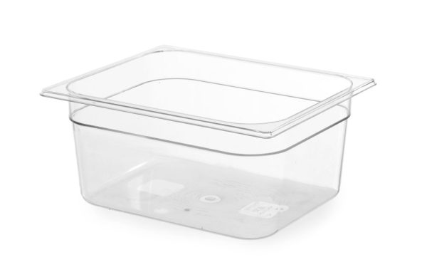 Recipiente Gastronorm 1/2, HENDI, Profi Line, GN 1/2, 4L, Transparente, 325x265x(H)65mm