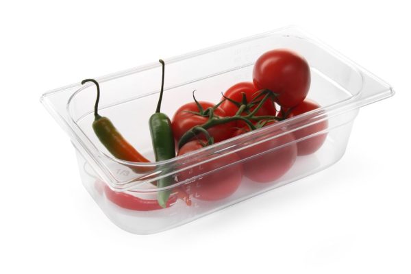 Recipiente Gastronorm 1/3, HENDI, Profi Line, GN 1/3, 2,5L, Transparente, 325x176x(H)65mm