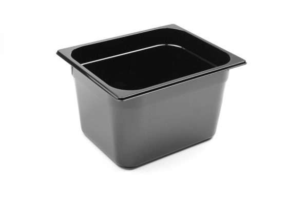 Recipiente Gastronorm 1/2, HENDI, Profi Line, 12,5L, Preto, 325x265x(H)200mm