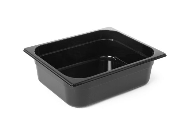 Recipiente Gastronorm 1/2, HENDI, Profi Line, GN 1/2, 6,5L, Preto, 325x265x(H)100mm