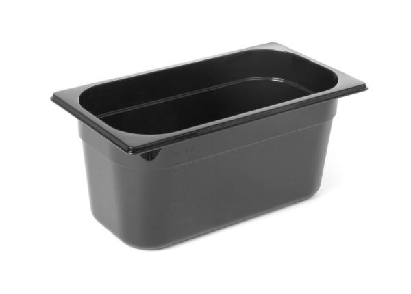 Recipiente Gastronorm 1/3, HENDI, Profi Line, GN 1/3, 5,7L, Preto, 325x176x(H)150mm