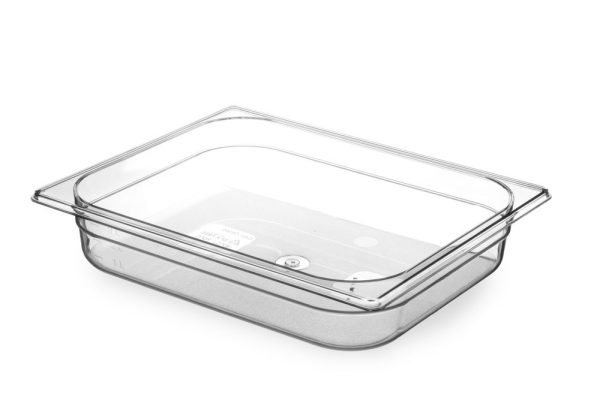 Recipiente Gastronorm 1/2, HENDI, Budget Line, GN 1/2, 4L, Transparente, 325x265x(H)65mm