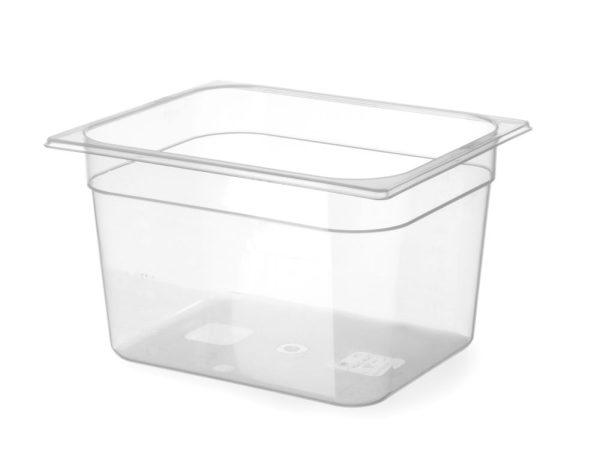 Recipiente Gastronorm 1/2, HENDI, Profi Line, GN 1/2, 12,5L, Transparente, 325x265x(H)200mm