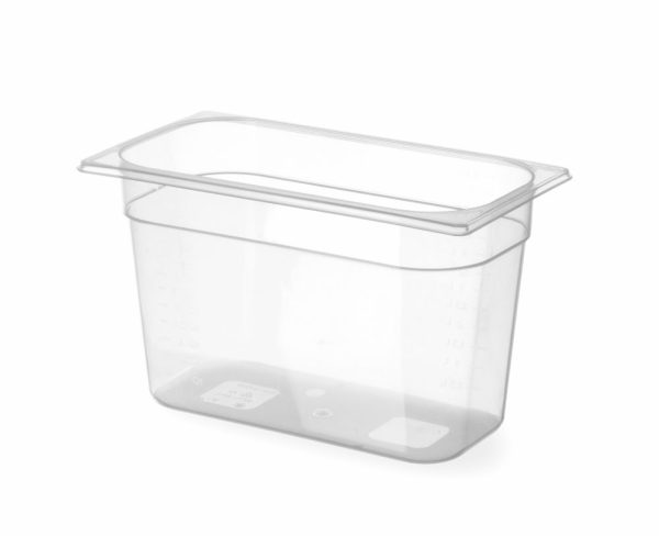 Recipiente Gastronorm 1/3, HENDI, Profi Line, GN 1/3, 7,8L, Transparente, 325x176x(H)200mm