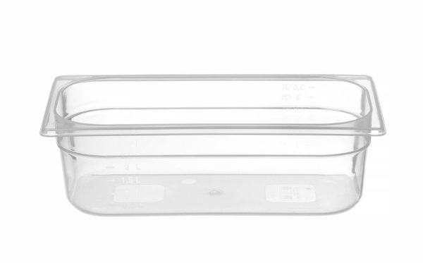 Recipiente Gastronorm 1/3, HENDI, Profi Line, GN 1/3, 4L, Transparente, 325x176x(H)100mm - Image 2