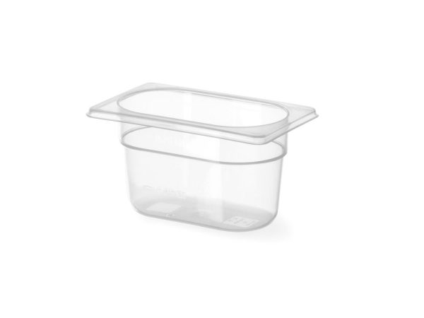 Recipiente Gastronorm 1/9, HENDI, Profi Line, 1,0, GN 1/9, 1L, Transparente, 176x108x(H)100mm