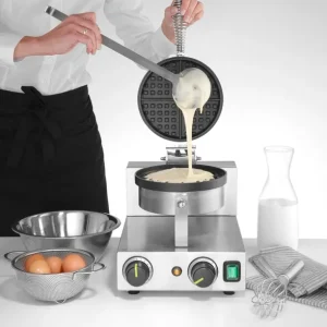Maquina de Waffle Hendi 190mm 230V 1000W