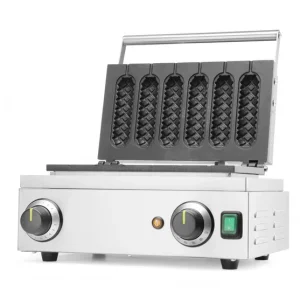 Máquina P/ Waffles Formato Corn Dog 1550W 390x335 x (h) 230mm