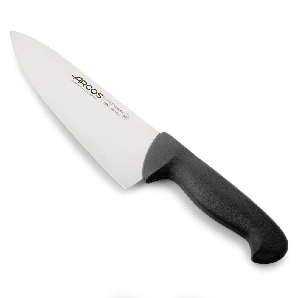 Faca Chef Preta Série 2900 Arcos 200 mm