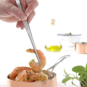 Pinça de Cozinha Inox 22cm