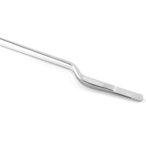 Pinça de Cozinha Inox Curva 21cm