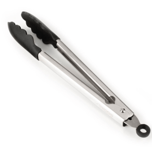 Pinças de cozinha de aço inoxidável e silicone 300 mm