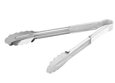 Pinça Buffet Inox Cabo Branco 24cm