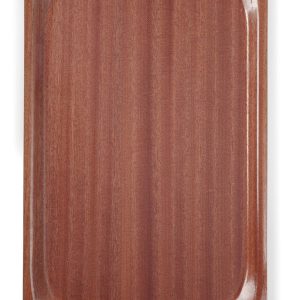 Tabuleiro de servir, retangular, antiderrapante, laminado, AmerBox, GN 1/1, Mogno, 325x530mm