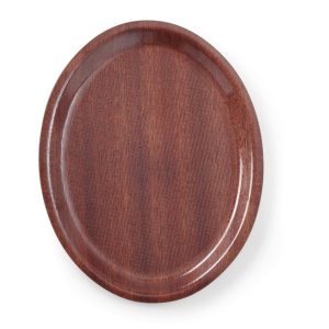 Tabuleiro de servir em madeira, AmerBox, Mogno, 200x265mm