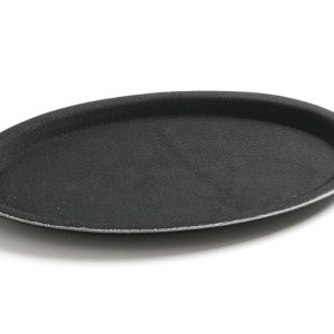 Tabuleiro para servir antiderrapante, oval, 210x290mm