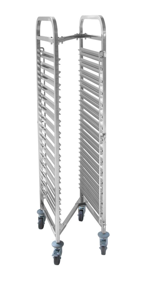 Carrinho para tabuleiros com armazenamento compacto – 15 x GN 1/1, 445x610x(H)1710mm - Image 2