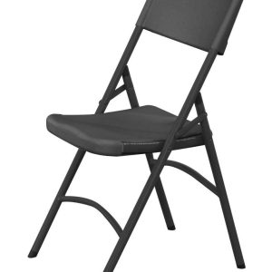 Cadeira de catering, AmerBox, Carga máxima: 175 kg, Preto, 540x440x(H)840mm