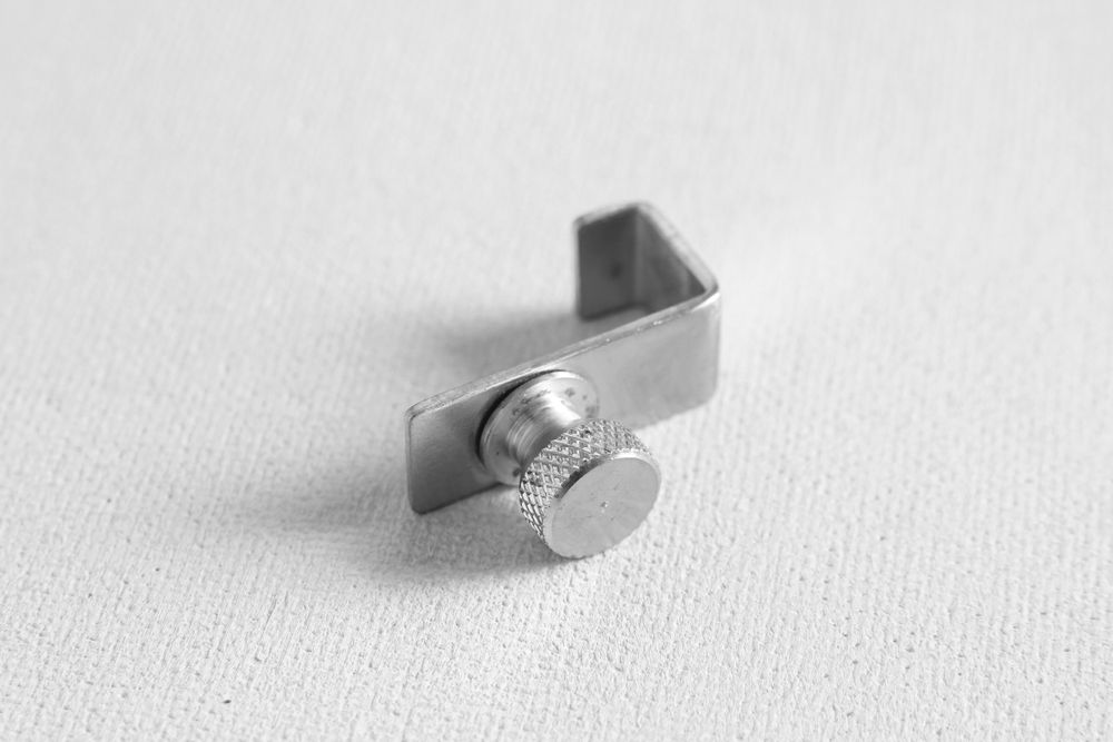 Gancho de extensão para prateleira de armazenamento em alumínio, 15x42x(H)42mm - Image 3