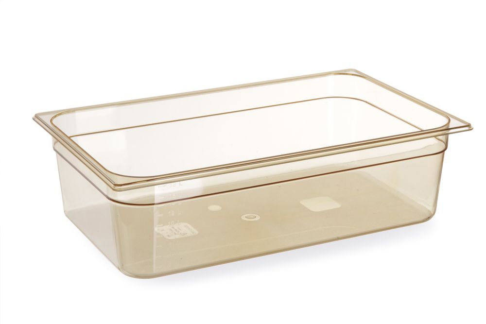 Recipiente GN 1/1, resistente a altas temperaturas, GN 1/1, 13,3L, Transparente, 530x325x(H)100mm - Image 2