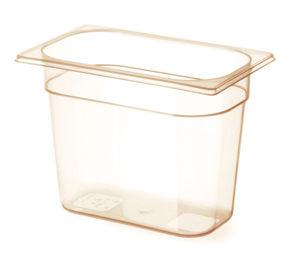 Recipiente GN 1/4, resistente a altas temperaturas, GN 1/4, 1,7L, Transparente, 265x162x(H)65mm - Image 2
