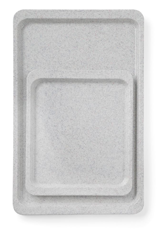 Tabuleiro de poliéster para restaurantes self-service, AmerBox, GN 1/2, Granito, 325x265mm - Image 2