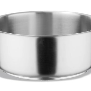 Caçarola Baixa sem Tampa Inox Pro 16 cm