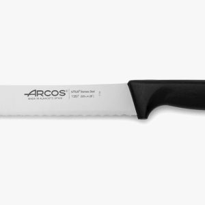 Arcos Faca para pão 200 mm - Série Niza - Preto