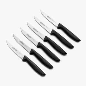 Arcos Conjunto de facas para legumes e descascar 202 mm - Série Niza - Preto