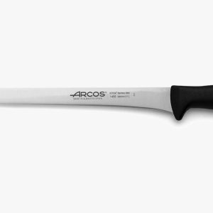 Arcos Faca para presunto e salmão 280 mm - Série Menorca - Preto