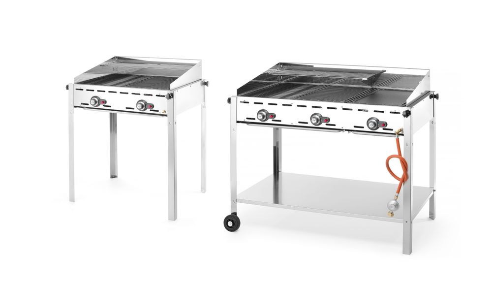 Green Fire com 3 bicos de gás, Profi Line, 17,4kW, 1078x612x(H)825mm - Image 5