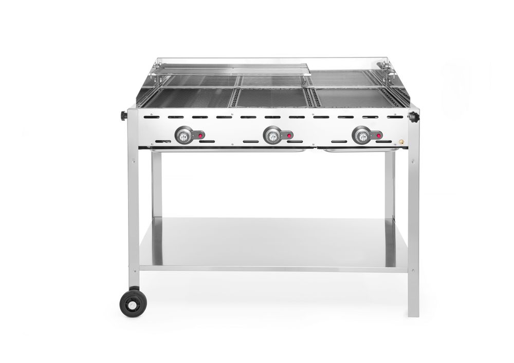 Green Fire com 3 bicos de gás, Profi Line, 17,4kW, 1078x612x(H)825mm
