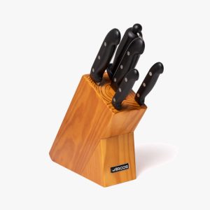Arcos Conjunto de facas para legumes e descascar - Série Maitre - Preto