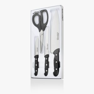 Arcos Conjunto de tesouras de cozinha - Série Maitre - Preto