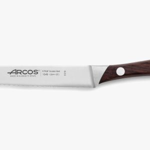 Arcos Faca para legumes e descascar 130 mm - Série Natura - Castanho