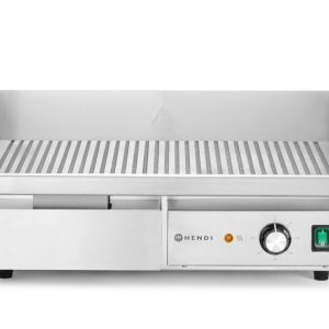 Grelhador canelado, Budget Line, 230V/3000W, 550x430x(H)240mm