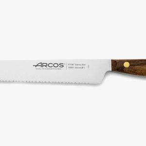 Arcos Faca para pão 200 mm - Série Nordika - Castanho
