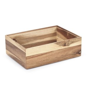 Caixa Madeira Rectang.30X22X10