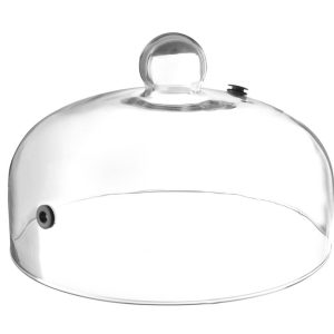 Cúpula de vidro com ventilação, Cúpula para pratos, ⌀260x(H)175mm