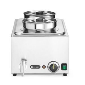 Conjunto: Banho maria Ranger + 2 recipientes com 4L e tampa, GN (H)150mm, 8L, 230V/1000W, 604x332x(H)315mm