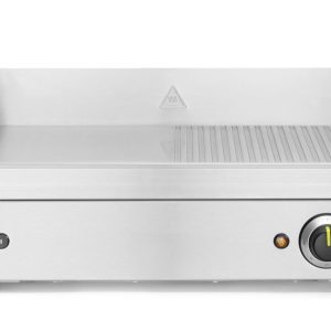 Grelhador com metade da superfície canelada, Profi Line, 230V/2400W, 527x404x(H)233mm