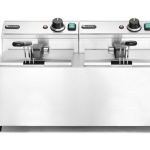 Fritadeira de profundidade Profi Line, 2 × 8 l, Profi Line, 16L, 230V/7000W, 605x460x(H)369mm