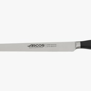 Arcos Faca para presunto e salmão 250 mm - Série Clara - Preto