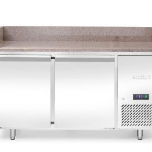 Mesa de arrefecimento para pizas com bancada em granito, 2 portas, Arktic, 250L, Granito, 230V/250W, 800x1510x(H)1050mm