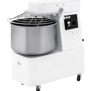 Misturador em espiral com cabeça e taça fixas, 2 velocidades, 56 kg/h, 22L, 400V/1100W, 385x670x(H)725mm