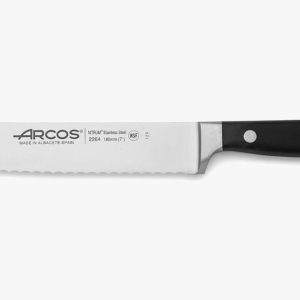 Arcos Faca para pão - Série Opera - Preto